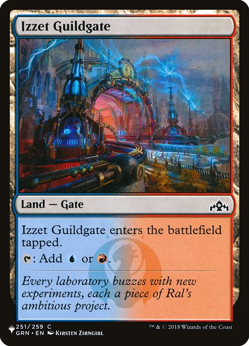 (英)イゼットのギルド門 / Izzet Guildgate【GRN】 PWシンボル付き再販 No.251