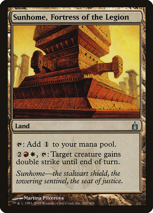 (英)【Foil】軍の要塞、サンホーム / Sunhome, Fortress of the Legion【RAV】 No.282