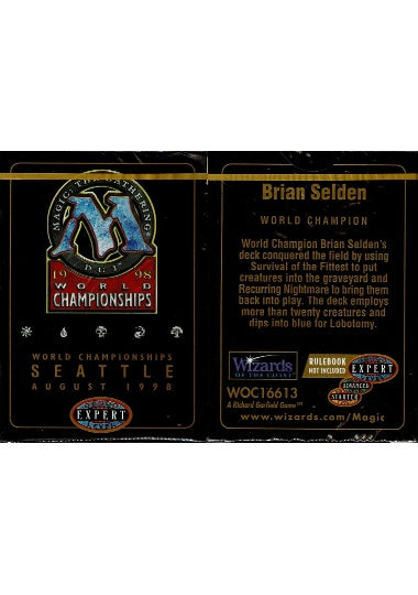 WC98】World Championship Decks 1998 商品一覧 | MtG通販サイト