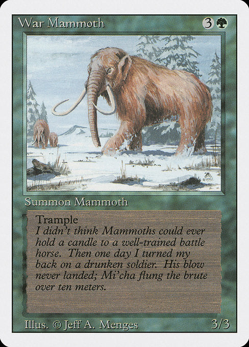 (英)ウォー・マンモス / War Mammoth【3ED】 No.228