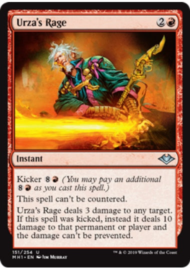 (英)【Foil】ウルザの激怒 / Urza's Rage【MH1】 No.151