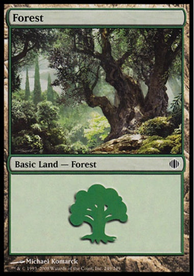 (英)【Foil】森 / Forest【ALA】 No.249