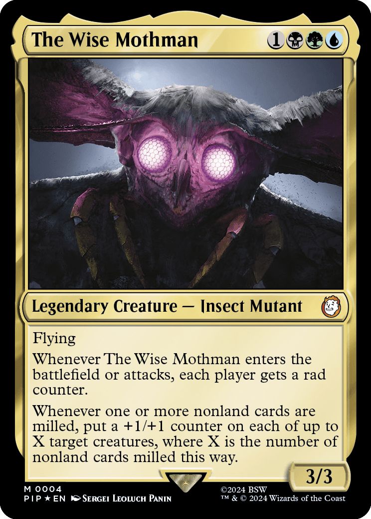 (英)【Foil】賢きモスマン / The Wise Mothman【PIP】 No.0004
