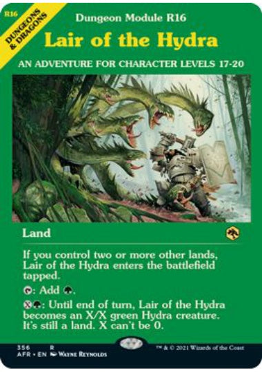 (英)ハイドラの巣 / Lair of the Hydra ★ショーケース枠★(モジュールカード) 【AFR】 No.356