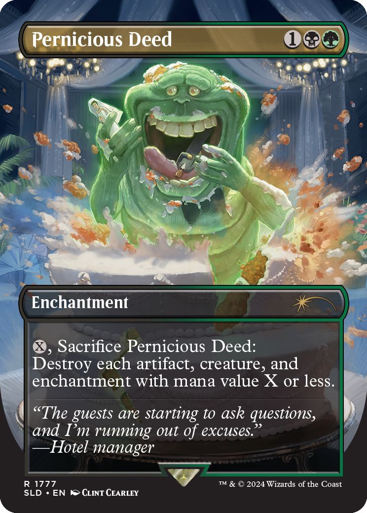 (英)【Foil】破滅的な行為 / Pernicious Deed【SLD】Secret Lair x Ghostbusters: Slimer No.1777
