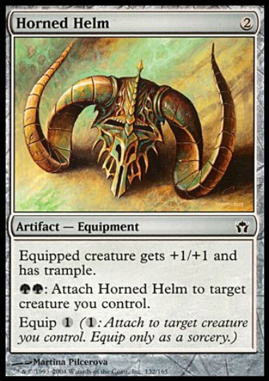 (英)【Foil】角兜 / Horned Helm【5DN】 No.132