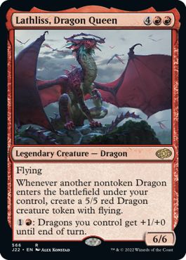(英)ドラゴンの女王、ラスリス / Lathliss, Dragon Queen【J22】 No.566