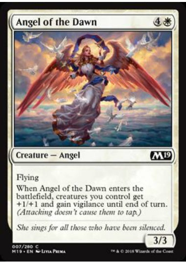 (英)暁の天使 / Angel of the Dawn【M19】 No.007