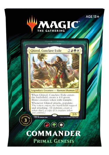 (英)統率者2019 デッキ 原初の起源/Primal Genesis 2019【BOX】 ※発送方法は「ゆうパック」を選択してください。