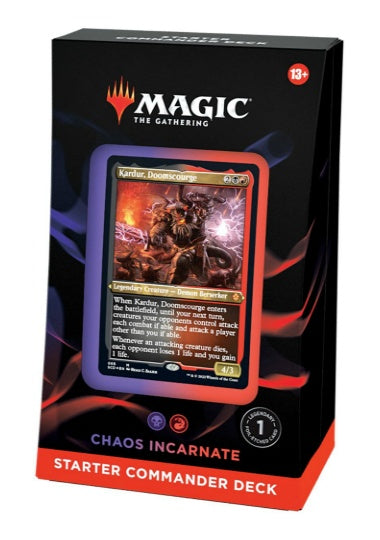 (英)スターター・統率者デッキ「渾沌の具現」 / Starter Commander Deck "Chaos Incarnate"【BOX】 ※発送方法は「ゆうパック」を選択してください。
