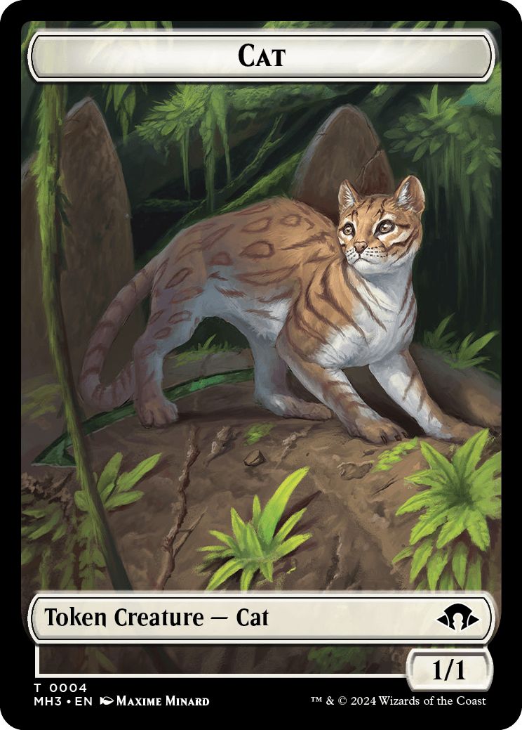 (英)猫トークン / Cat Token【MH3-TOKEN】 No.004