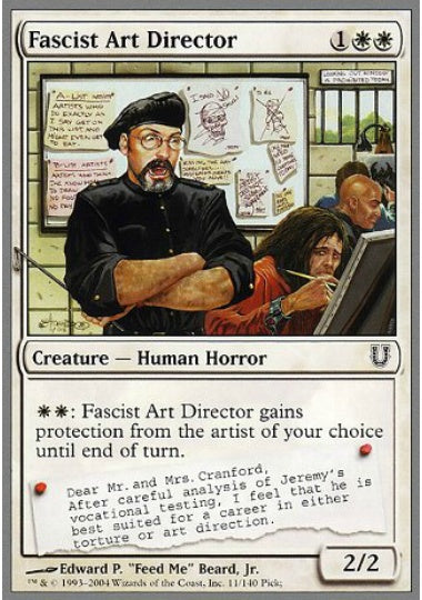 (英)【Foil】Fascist Art Director 【UNH】 No.011