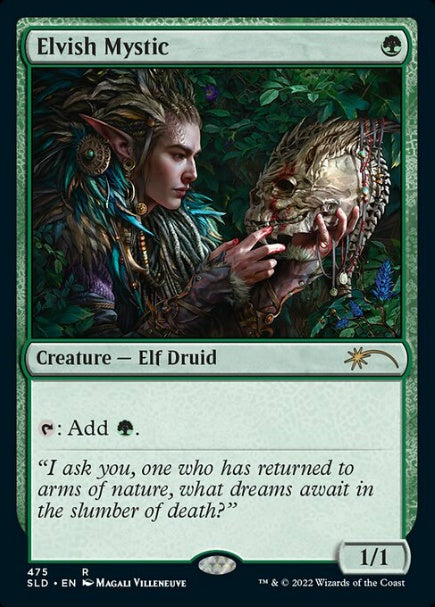(英)エルフの神秘家 / Elvish Mystic【SLD】 Artist Series: Magali Villeneuve No.475