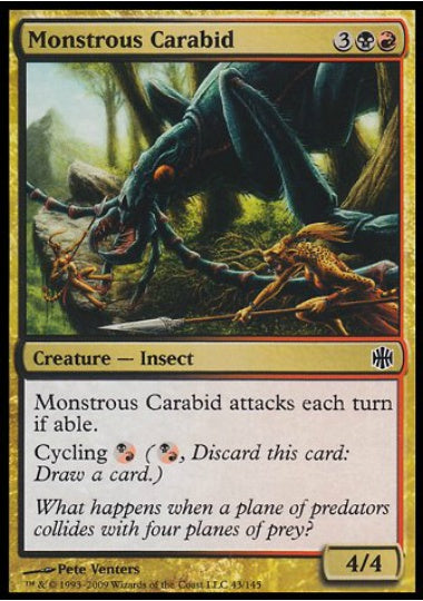 (英)巨怪なオサムシ / Monstrous Carabid【ARB】 No.043