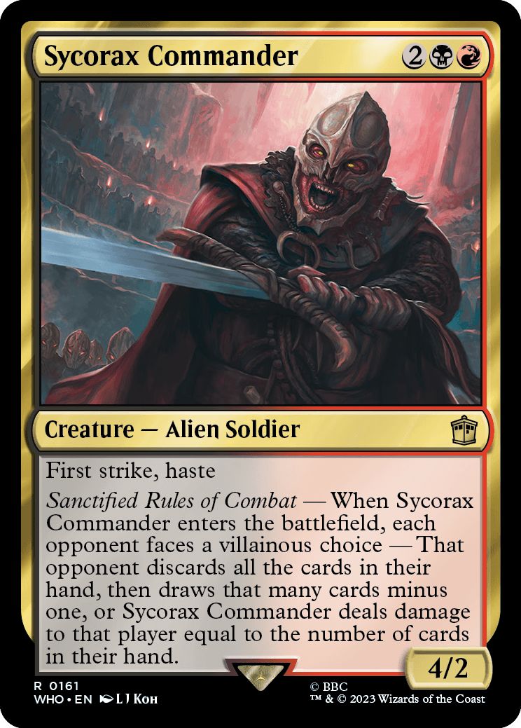 (英)シコラックスの司令官 / Sycorax Commander【WHO】 No.0161