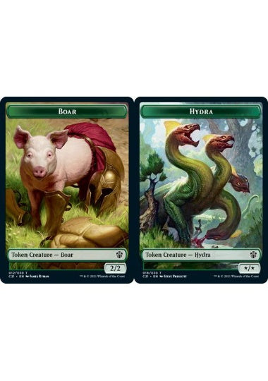 (英)猪トークン / Boar Token No.012 - ハイドラトークン / Hydra Token【C21-TOKEN】 No.016