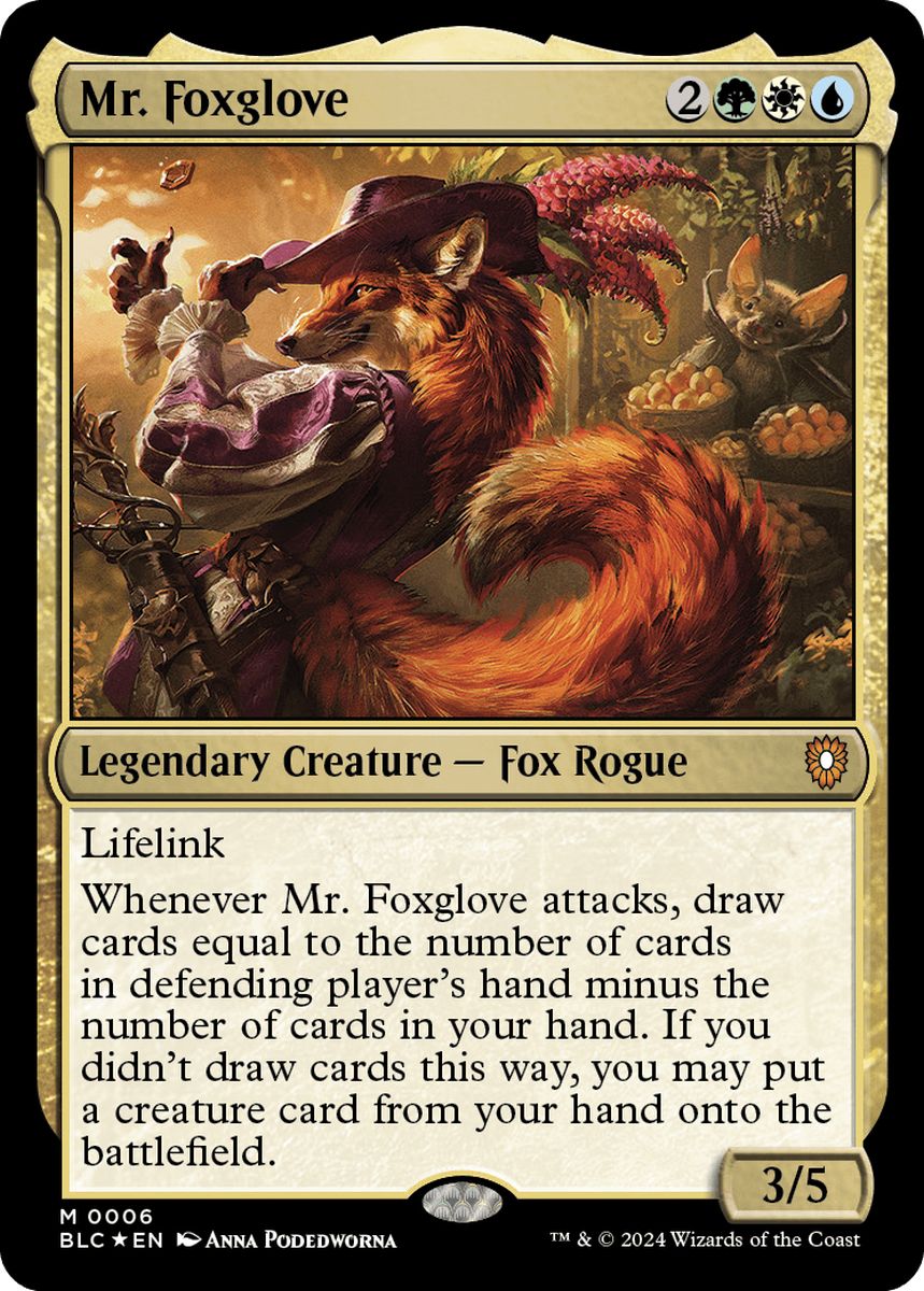 (英)【Foil】フォックスグローブ氏 / Mr. Foxglove【BLC】 No.006