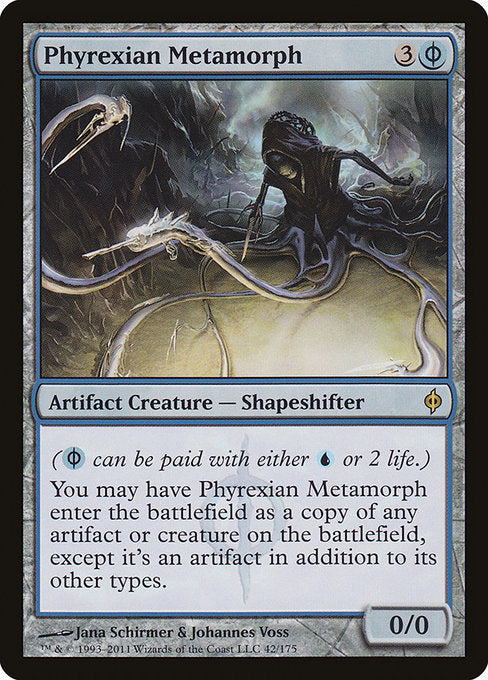 (英)【Foil】ファイレクシアの変形者 / Phyrexian Metamorph【NPH】 No.042