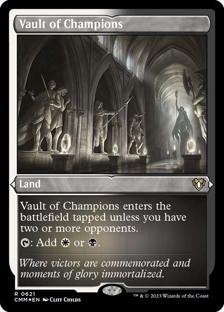 (英)【エッチングFoil】勝者の大霊堂 / Vault of Champions【CMM】 No.0621