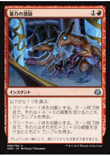 (日)暴力の激励 / Invigorated Rampage【AER】 No.086