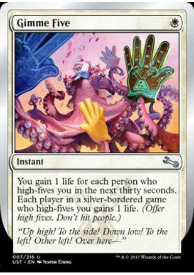 (英)Gimme Five 【UST】 No.007