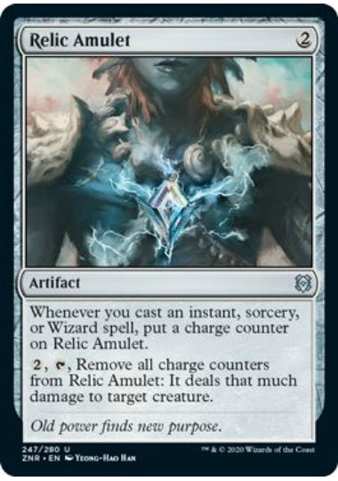 (英)【Foil】秘宝の護符 / Relic Amulet【ZNR】 No.247