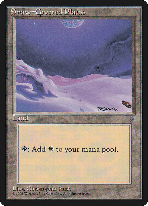 (英)冠雪の平地 / Snow-Covered Plains【ICE】 No.382