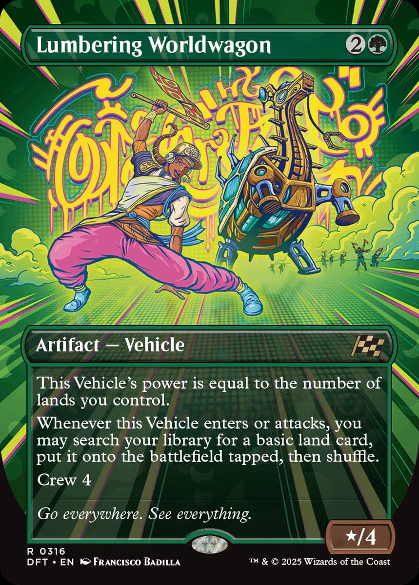 (英)【Foil】重厚な世界踏破車 / Lumbering Worldwagon ★ボーダーレス★(最大出力) 【DFT】 No.316