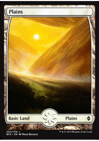 (英)平地 / Plains【BFZ】 フルアート版 No.250