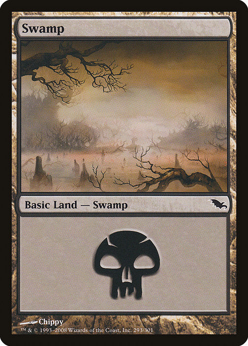 (英)【Foil】沼 / Swamp【SHM】 No.293