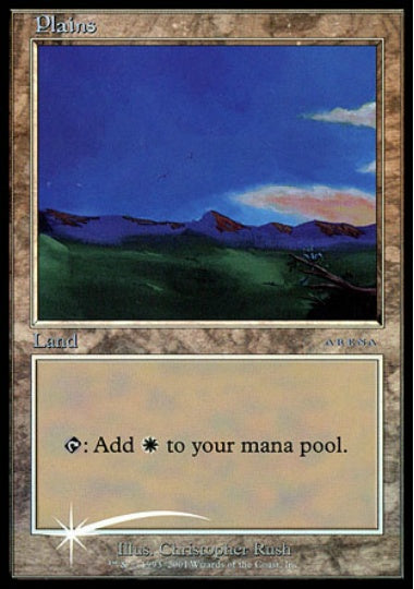 (英)【Foil】平地 / Plains【PRM】Ice Age 2001年 アリーナプロモ No.026