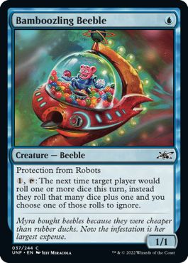 (英)【Foil】Bamboozling Beeble【UNF】 No.037
