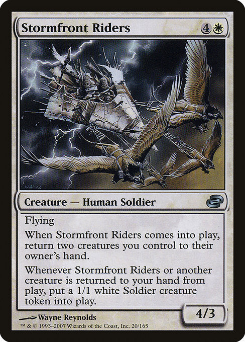 (英)【Foil】嵐前線の乗り手 / Stormfront Riders【PLC】 No.020