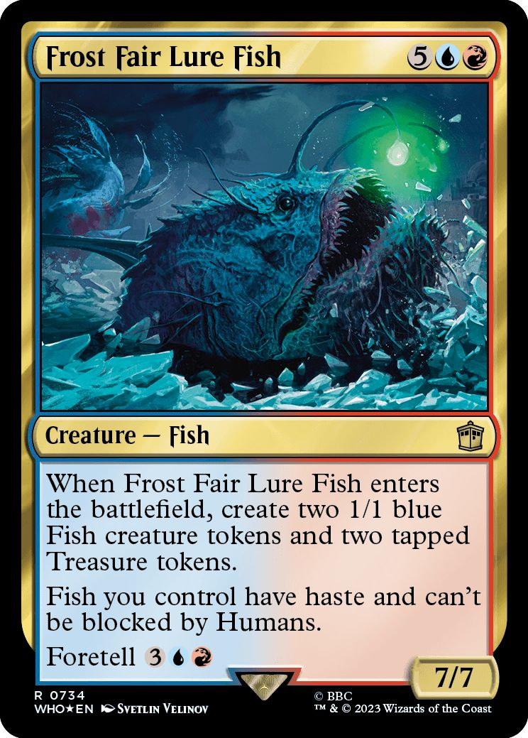 (英)【Surge-Foil】フロストフェアのチョウチンアンコウ / Frost Fair Lure Fish【WHO】 No.0734