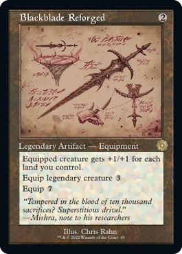 (英)再鍛の黒き剣 / Blackblade Reforged【BRR】 設計図カード No.069