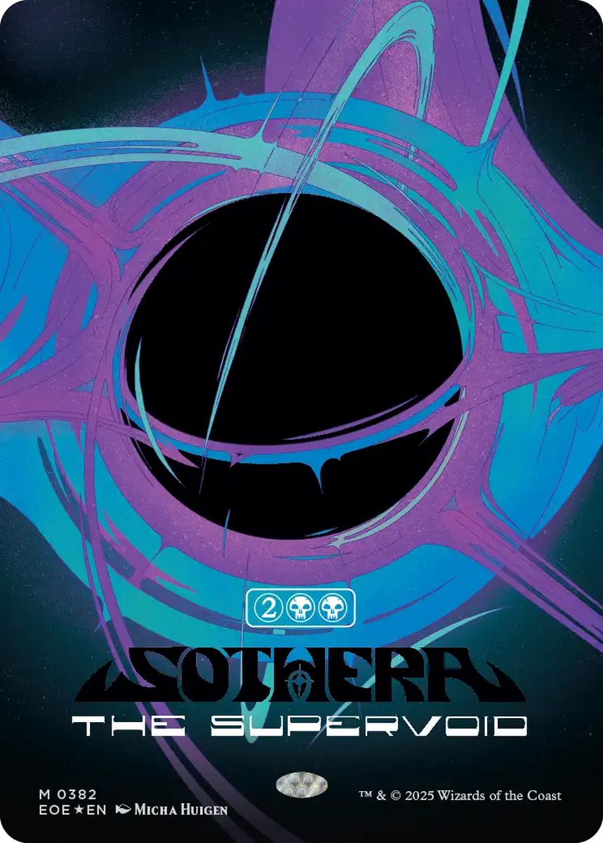 (英)【シンギュラリティFoil】スーパーヴォイド、ソセラ / Sothera, the Supervoid ★テキストレス★ 【EOE】 No.382