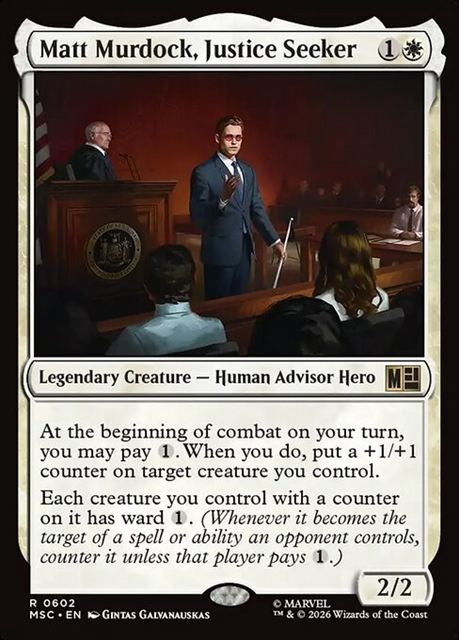 (英)正義の追求者、マット・マードック / Matt Murdock, Justice Seeker【MSC】 No.602