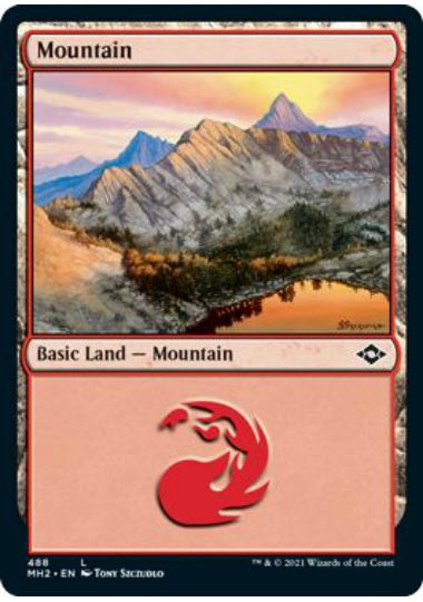 (英)【エッチングFoil】山 / Mountain【MH2】 No.488