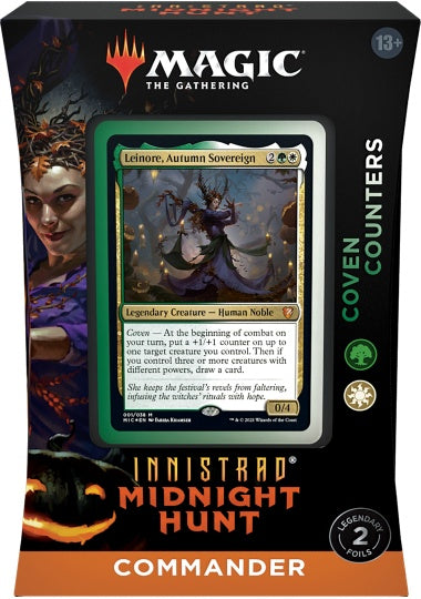 (英)イニストラード：真夜中の狩り 統率者デッキ「集会カウンター」 / Innistrad: Midnight Hunt Commander Deck "Coven Counters"【BOX】 ※発送方法は「ゆうパック」を選択してください。