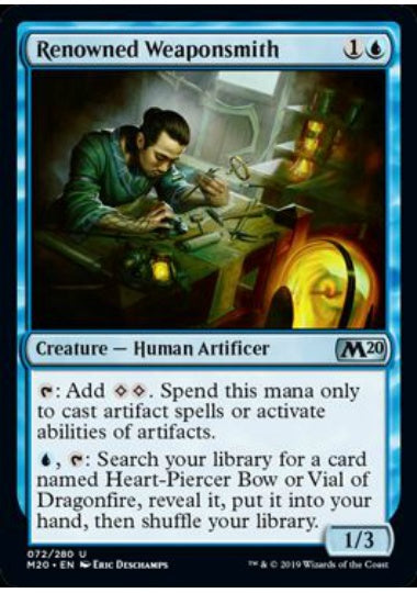 (英)【Foil】名高い武器職人 / Renowned Weaponsmith【M20】 No.072