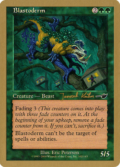 (英)ブラストダーム / Blastoderm【WC00】 World Championship Decks 2000 Janosch Kuhn 金枠 No.051
