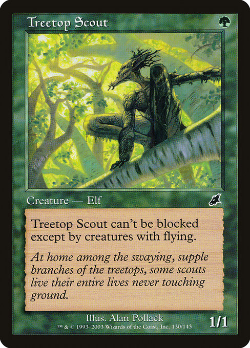 (英)樹上の斥候 / Treetop Scout【SCG】 No.130