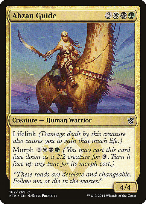 (英)アブザンの先達 / Abzan Guide【KTK】 No.162