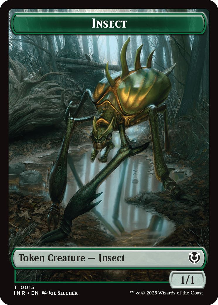 (英)昆虫トークン / Insect Token【INR-TOKEN】 No.015