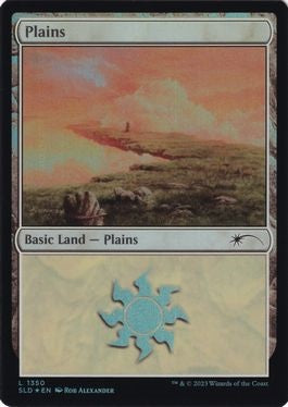 (英)【Foil】平地 / Plains【SLD】Angels: They're Just Like Us but Cooler and with Wings No.1350