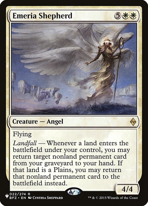 (英)【Foil】エメリアの番人 / Emeria Shepherd【SLD-C23-02】Angels: They're Just Like Us but Cooler and with Wings No.014