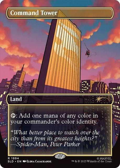 (英)統率の塔 / Command Tower【SLD】 Secret Lair x Marvel's Spider-Man: Heroic Deeds No.1994