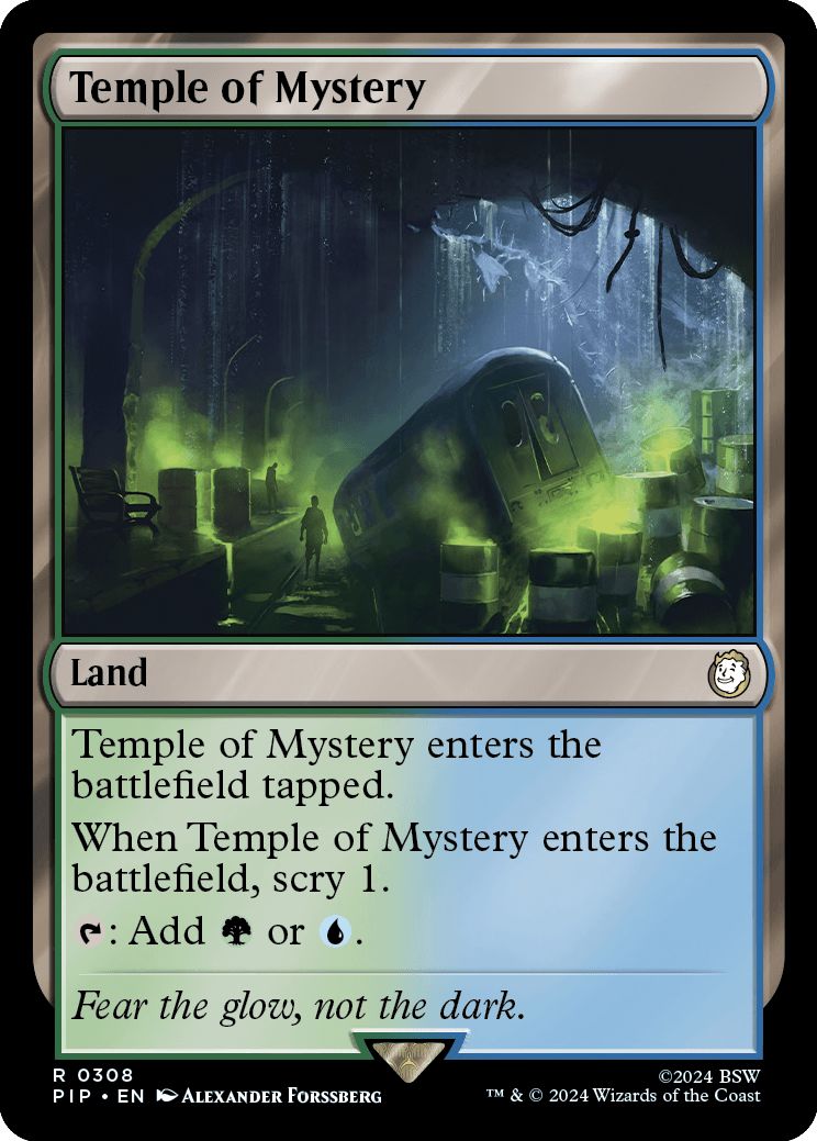 (英)【Foil】神秘の神殿 / Temple of Mystery【PIP】 No.0308