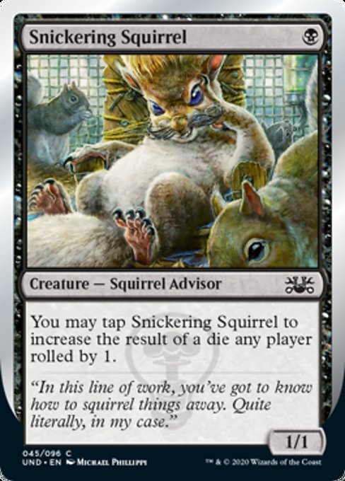 (英)Snickering Squirrel 【UND】 No.045