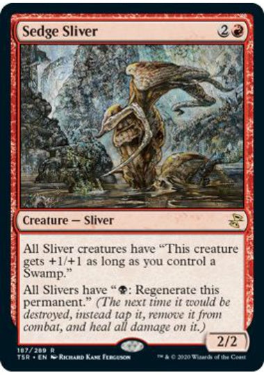 (英)【Foil】菅草スリヴァー / Sedge Sliver【TSR】 No.187